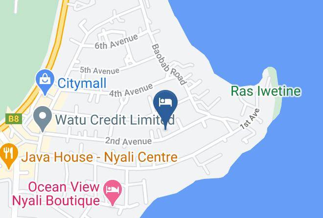 Mombasa - Edmor Residences Nyali Maps