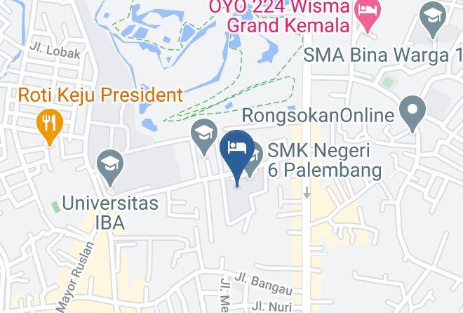 Palembang - Edotel Hotel Maps