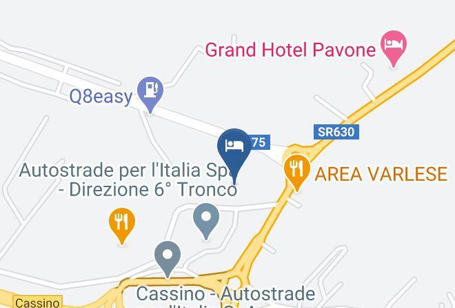 Frosinone - Edra Palace Hotel Maps