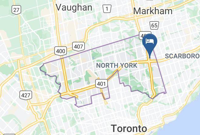 Toronto - Edward Hotel North York Maps