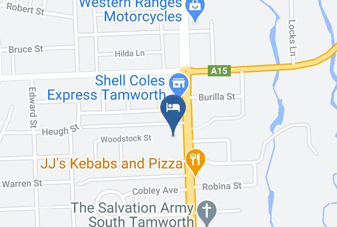 Tamworth Regional - Edward Parry Motel Maps