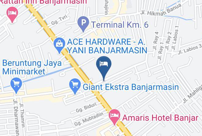 Banjar Regency - Efa Hotel Banjarmasin Maps