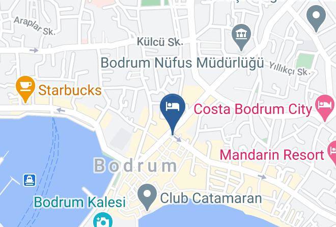 Bodrum - Efe Otel Maps