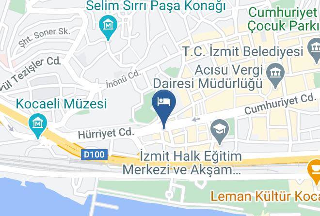 Izmit - Efebey Otel Maps