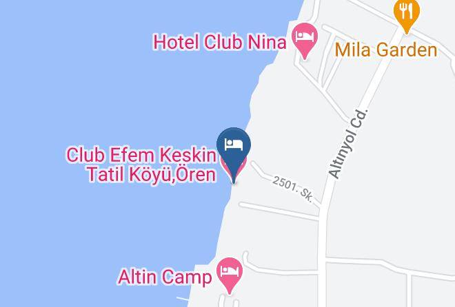 Balikesir - Club Efem Keskin Tatil Koyu Oren Maps