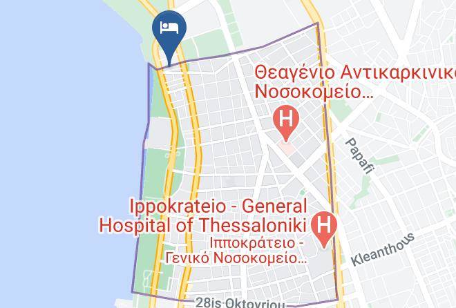 Salonica - Effrosini Sea & Center Maps