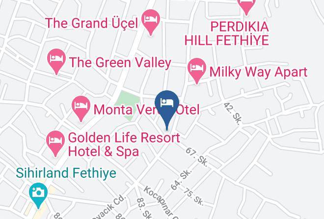Eftelya Apart Otel Map - Mugla - Fethiye