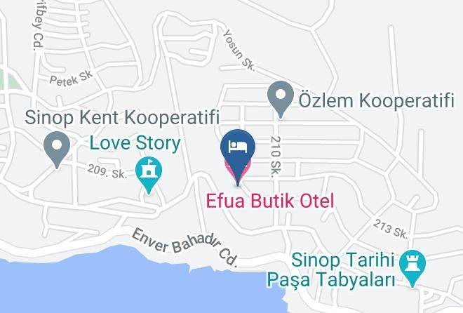 Sinop Ada - Efua Butik Otel Maps