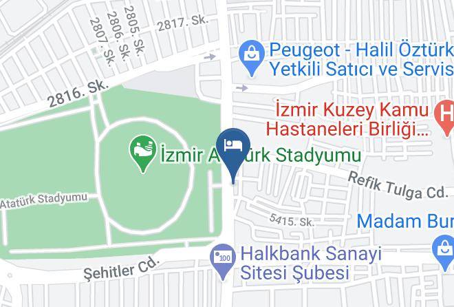 Bornova - Ege Gunes Hotel Maps