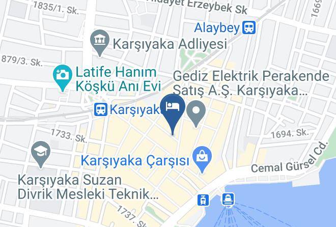 Karsiyaka - Ege Pearl Hotel Maps