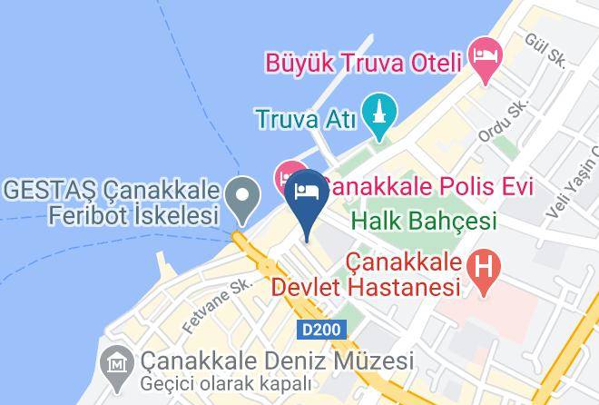 Canakkale Kemalpasa - Egem Hotel Maps