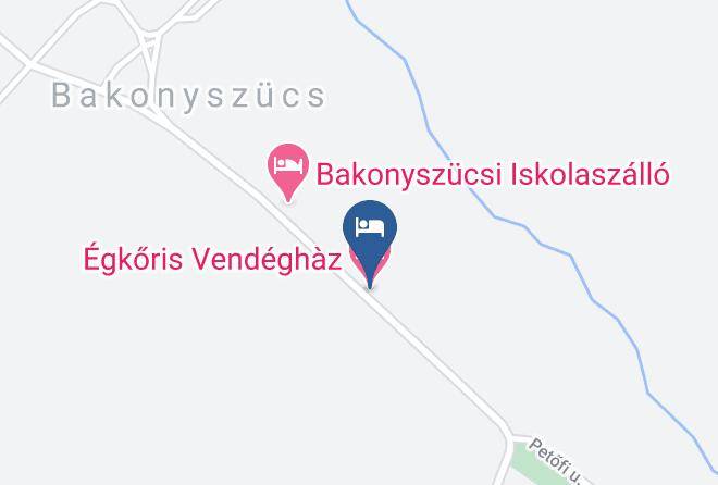 Bakonyszucs - Egkoris Vendeghaz Maps