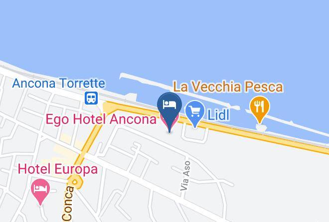 Ancona - Ego Hotel Ancona Maps