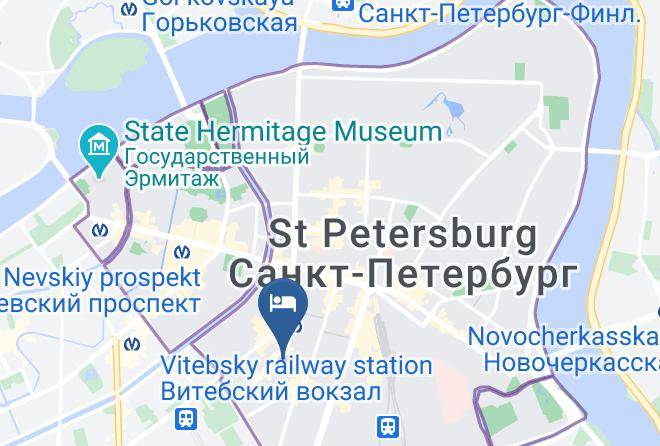 Saint Petersburg - Egoiste Mini Hotel Maps