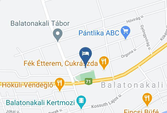 Balatonakali - Egrelato Vendeghaz Maps