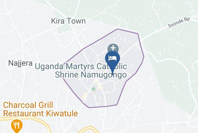Egret Pilgrims Inn Namugongo Map