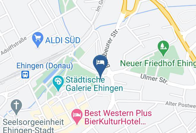 Alb Donau Kreis - Hotel Ehinger Rose Maps