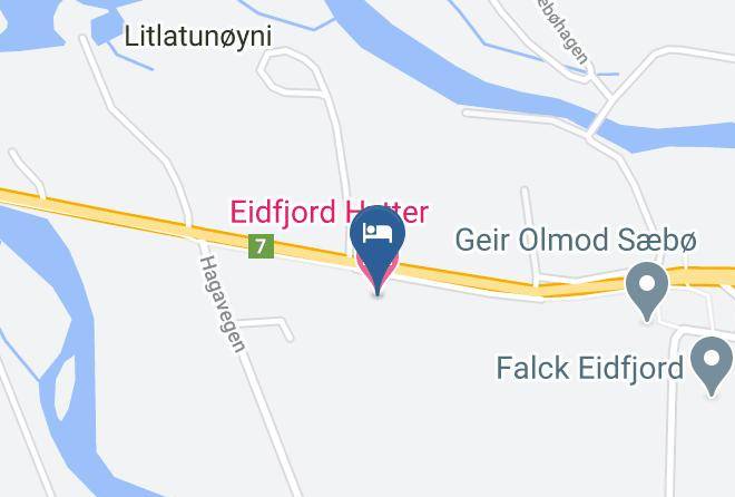 Eidfjord - Eidfjord Hytter Maps