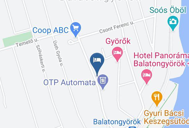 Balatongyorok - Eifert Panzio Maps