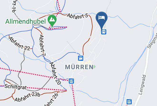 Hotel Eiger Murren Map