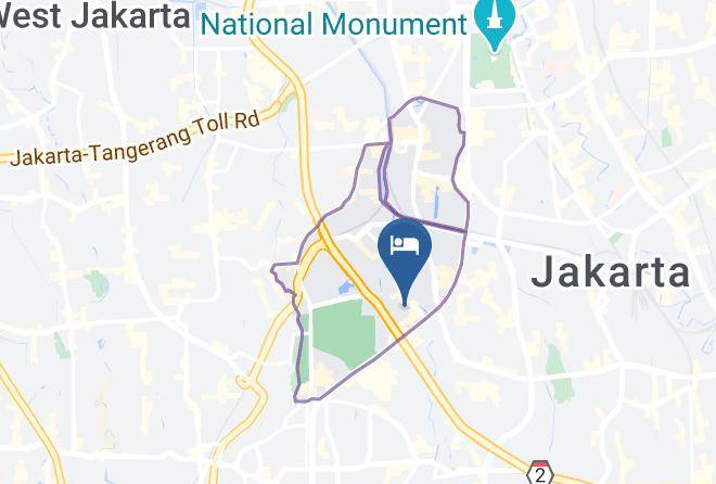 Central Jakarta - Eightin Hotel Sudirman Jakarta Maps