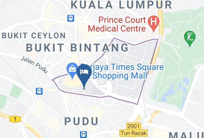 Kuala Lumpur - Eighty Eight Inn 88 Inn Maps