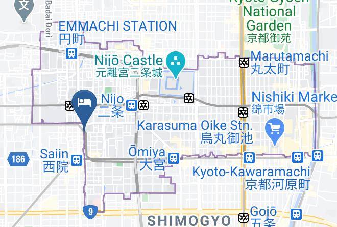 Kyoto City Nakagyo Ward - Eikosha3 Maps