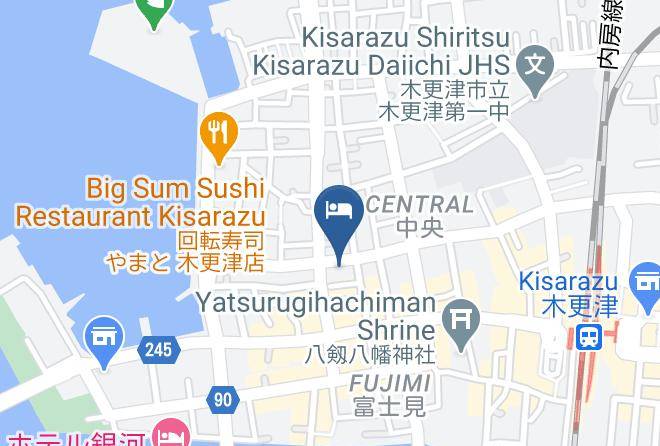 Kisarazu City - Eiraku Hotel Maps