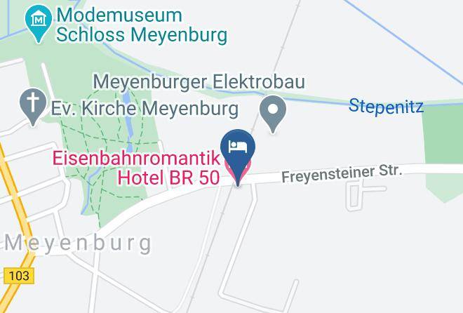 Prignitz - Eisenbahnromantik Hotel Br 50 Maps