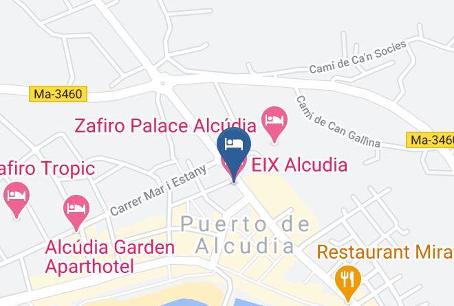 Eix Alcudia Hotel Map