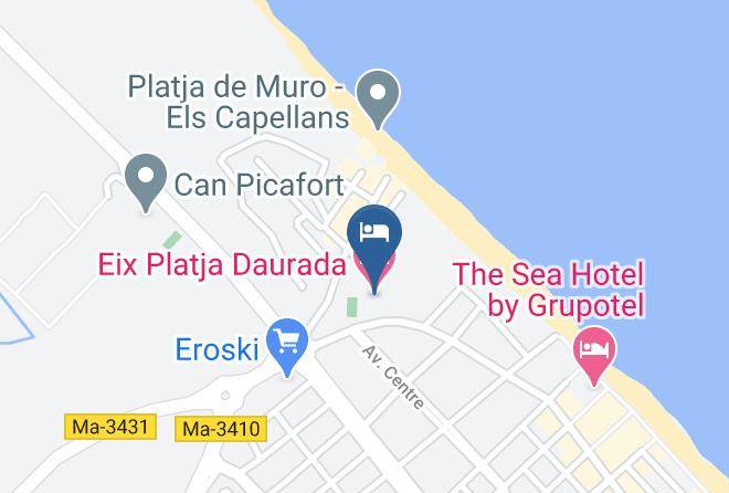 Baleares - Eix Platja Daurada Hotel & Spa Maps