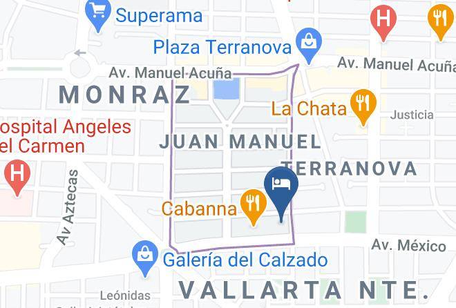 Ejecutivo Express Guadalajara Hotel Map - Jalisco - Guadalajara
