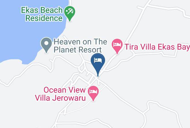Lombok Timur - Ekas Surf Resort Maps
