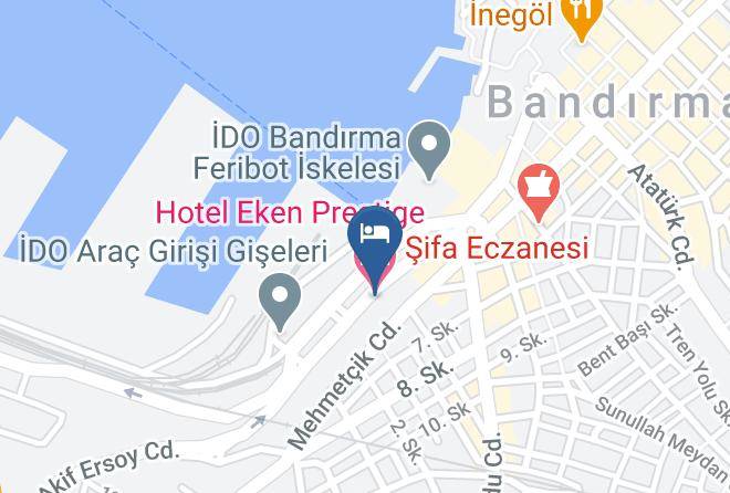 Bandirma - Hotel Eken Prestige Maps