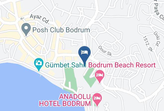 Eken Resort Hotel Map - Mugla - Bodrum