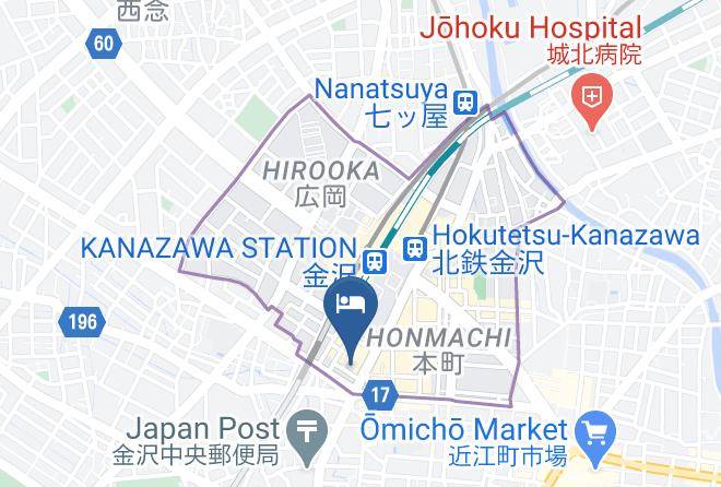 Kanazawa City - Ekichika Maps
