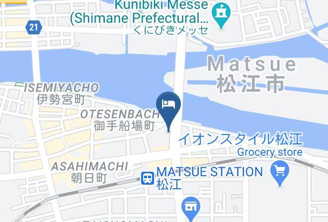 Matsue City - Ekimae Business Hotel Maps