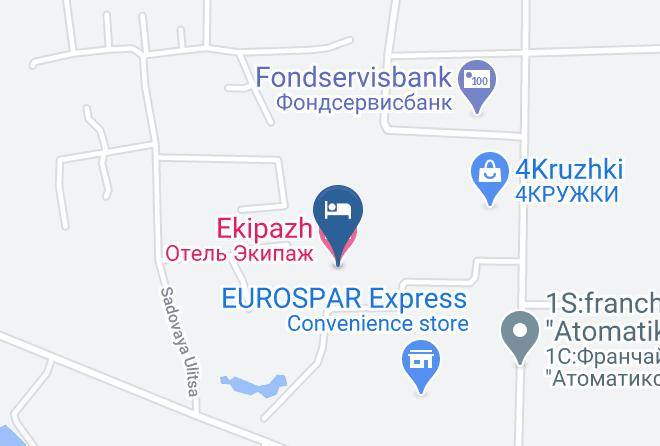 Ekipazh Hotel Map