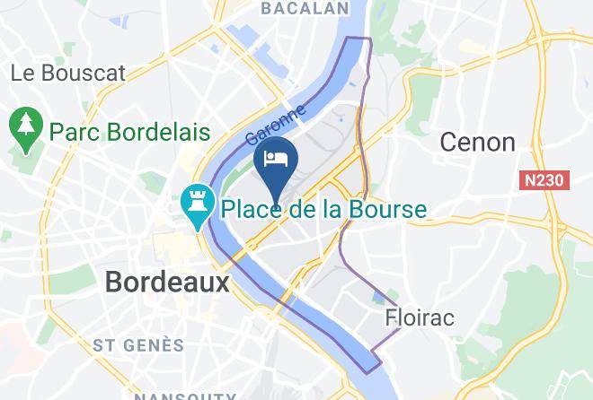 Gironde - Eklo Hotel Restaurant Bordeaux Centre Bastide Maps
