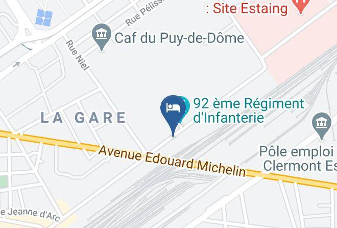 Puy De Dome - Eklo Hotel Restaurant Clermont Ferrand Centre Gare Maps