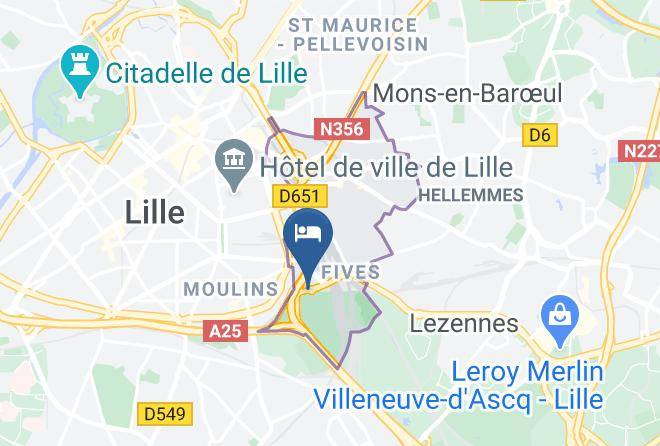 Nord - Eklo Hotel Lille Maps