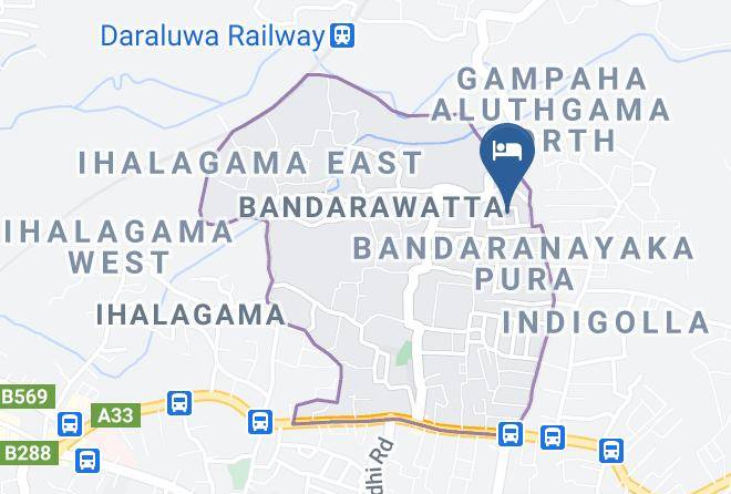 Colombo - Eknara Holiday Bungalow Maps