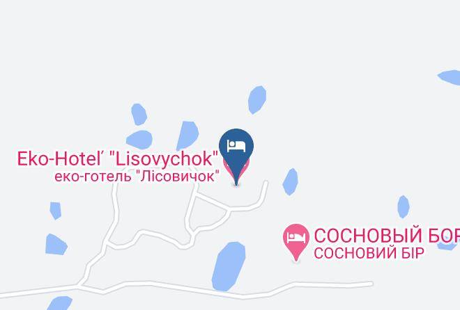 Kreminna Raion - Eko Hotel Lisovychok Maps