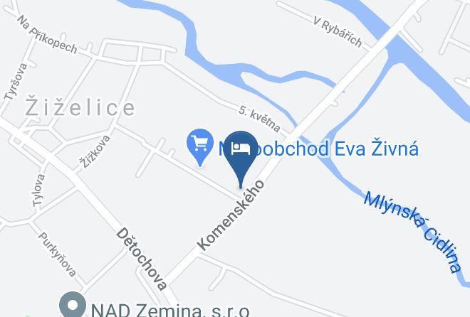 Kolin - Eko Penzion Hamry Maps