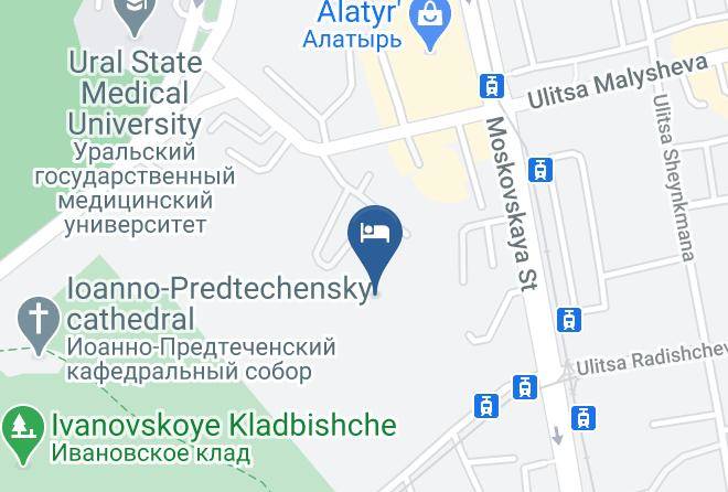 Yekaterinburg - Ekonom Otel' Bol'shoy Ural Na Malysheva Maps