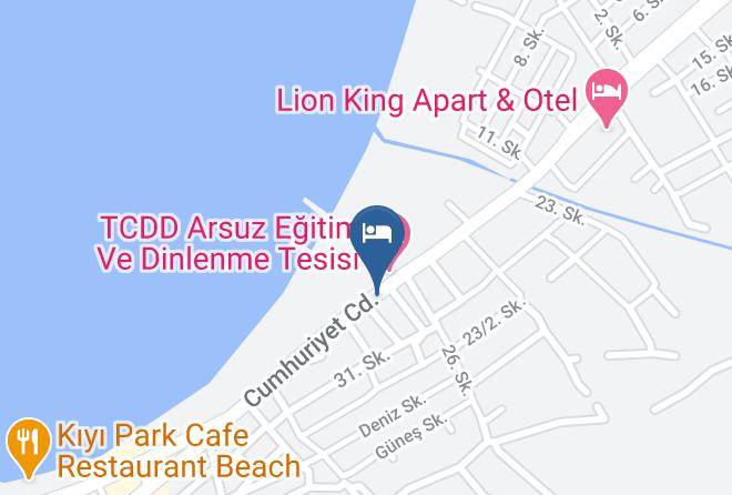 Arsuz - Ela Luxury Otel Maps