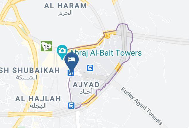 Mecca - Elaf Al Mashaer Hotel Maps
