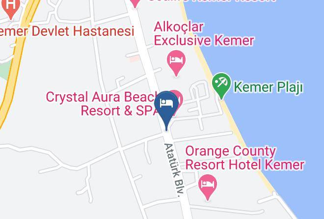 Kemer - Elamir Park Hotel Maps