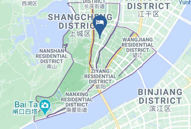 Hangzhou - Elan Hotel Hangzhou West Lake Hefang Street Maps