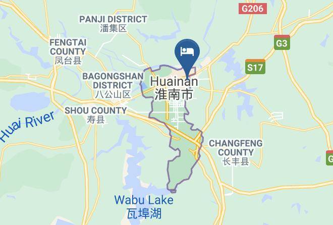 Huainan - Elan Hotel Maps